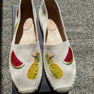 Brand New JCrew embroidery espadrilles flat shoes